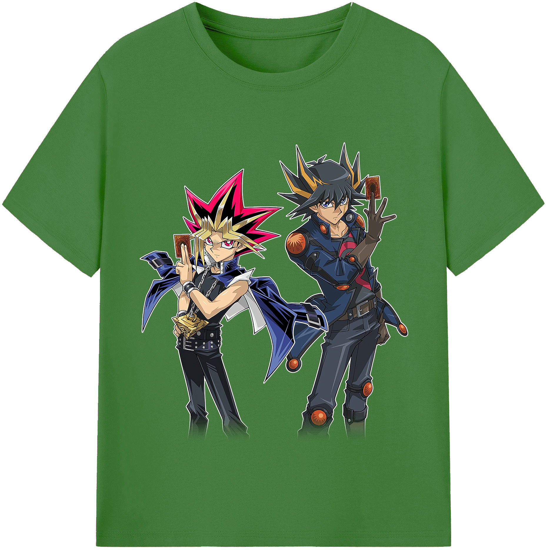 （画像用） 遊☆戯☆王 Yu-Gi-Oh! レディースカジュアルプリントTシャツ（綿100％）